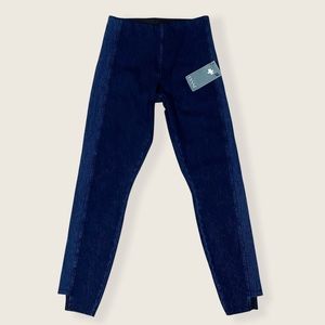NWT Lyssé High Rise Indigo Asymmetric Jeggings S